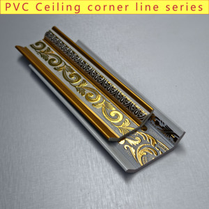 Moulage d'angle décoratif en pierre, moulage d'angle intérieur, style européen moderne, doré, pour plafond et <span class=keywords><strong>mur</strong></span>, en relief - Product Image 1