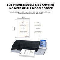 Lámina Protectora de Pantalla de Hidrogel TPU de 20x180mm para Máquina de Corte de Teléfonos Móviles, Película Transparente HD de 0.14mm para Uso Universal