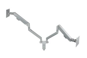 Écran d'<span class=keywords><strong>ordinateur</strong></span> Vesa Double de moniteur 13 à 32 pouces, Support étanche, entièrement réglable, gris, pour Double <span class=keywords><strong>bras</strong></span> - Product Image 6