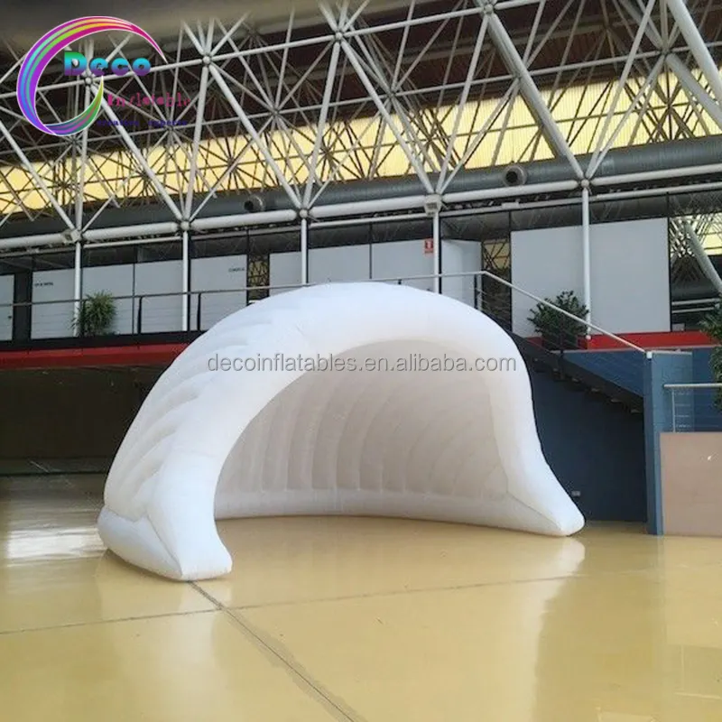 Круглый белый гигантский надувной купол, большая купольная палатка для продажи