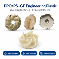 Granulés PPE G(X) haute performance renforcés de fibres de verre personnalisés, 10 à 40 % GF, pour composants électriques automobiles de précision