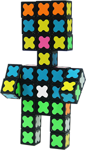 Cubo Magnético de Plástico, 30 Bloques, Juego de Rompecabezas 7 en 1, Bloques de Construcción Creativos, Transformables, Brillan en la Oscuridad, Ecológicos - Product Image 6