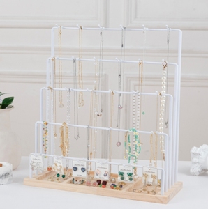 Earring Display Stands for Selling , <b>Rings</b> and Necklaces Display Holder Stand, Jewelry Display for Selling Earring Cards - Product Image 3
