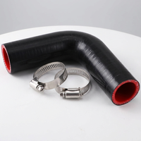 Coude d'angle personnalisé 30/45/120 °   Tuyau en silicone coudé - 19/45/60/70/75 mm, tube réducteur de 3 pouces pour l'admission du radiateur