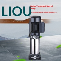 Pompa Sentrifugal Multistage Vertikal Baja Tahan Karat Leo EVPm2/EVP4 untuk Pengolahan Air Reverse Osmosis Booster 220V/380V 30kg Lebih Berat