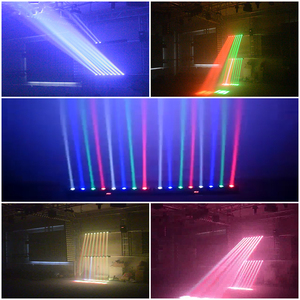 8*10W chùm tia hẹp góc dẫn chùm di chuyển ánh sáng RGBW 4in1 di chuyển thanh ánh sáng DJ pixel chùm di chuyển thanh ánh sáng cho bên sự kiện thanh - Product Image 2