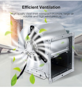 Ventilateur centrifuge automatique à double entrée pour lave-linge, avec boîtier en acier, 3 vitesses, pour personnalisation ODM/OEM - Product Image 2