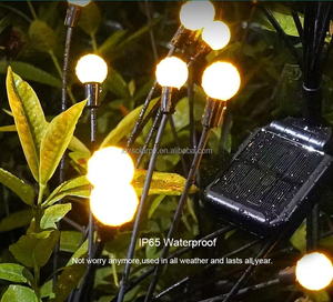 <span class=keywords><strong>Luces</strong></span> de decoración <span class=keywords><strong>solar</strong></span> impermeables para exteriores para <span class=keywords><strong>Navidad</strong></span>, Mini <span class=keywords><strong>panel</strong></span> <span class=keywords><strong>solar</strong></span> ligero decorativo, <span class=keywords><strong>luces</strong></span> de luciérnaga alimentadas - Product Image 2