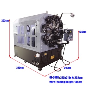 Máquina Formadora de Resortes Rotatorios de Alambre CNC de 6 mm para Resortes de Rastrillo y Ganchos de Cosechadora, Pasadores y Púas de Paja - Product Image 2