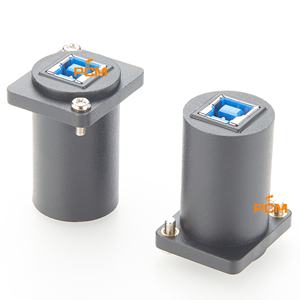 Adaptador de Panel <span class=keywords><strong>USB</strong></span> <span class=keywords><strong>Tipo</strong></span> <span class=keywords><strong>B</strong></span> 3.0, <span class=keywords><strong>Conector</strong></span> Hembra a Hembra, Montaje en Panel, Paso a Través, <span class=keywords><strong>para</strong></span> Impresoras - Product Image 2