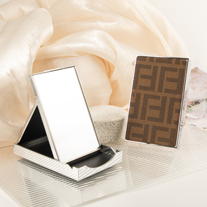 <span class=keywords><strong>Specchio</strong></span> pieghevole pieghevole da viaggio con struttura in metallo per la borsa da ufficio e l'uso quotidiano - Product Image 4