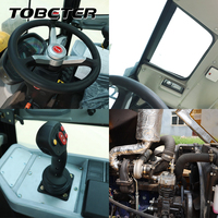 Chargeuse sur pneus diesel 4x4 TOBETER 2 tonnes H480, godet de 1,0 m³, 65 kW, pour travaux agricoles, construction, mines, aménagement paysager, entrepôt