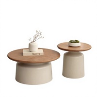 Ensemble de tables basses modernes de luxe extensibles en métal durable pour salon et mobilier de maison - Vente en gros