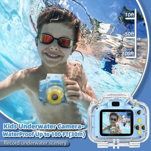 Vente en gros d'appareil photo dessin animé pour enfants cadeaux d'anniversaire pour enfants écran de 2 pouces DV d'<span class=keywords><strong>action</strong></span> sous-marine avec carte SD de 32 Go jouets de <span class=keywords><strong>piscine</strong></span> - Product Image 4