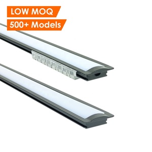 Cor branca Custom 17*7mm LED Perfil embutido Canal de alumínio LED Strip Light <span class=keywords><strong>U</strong></span> Forma Perfil de alumínio para parede - Product Image 4