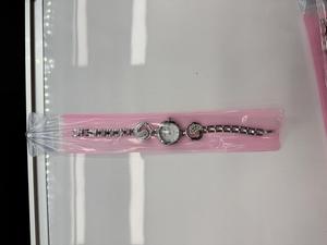 Montre pour femme en acier inoxydable, diamant, quartz analogique, cadran rond, 30 mm, fermoir papillon, style élégant - Product Image 1