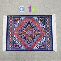 Tapis de Souris Personnalisable avec LOGO 27x18cm, Style Azerbaïdjanais, Tapis Persan de Haute Qualité, Tapis de Souris Mini pour Maison de Poupée, Tapis de Souris pour Ordinateur Portable, Tapis de Table
