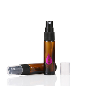 10ml Vacío Recargable <span class=keywords><strong>Doterra</strong></span> Ámbar/Vidrio transparente Perfume Rollo en botella Botella de vidrio con espray - Product Image 3