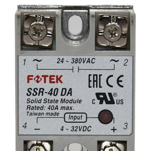 ตัวแทนจำหน่ายรีเลย์โซลิดสเตทเฟสเดียว FOTEK รุ่น SSR-80AA SSR-80DA SSR-80DD SSR-80VA SSR-80DA-H ของแท้จาก FOTEK - Product Image 1