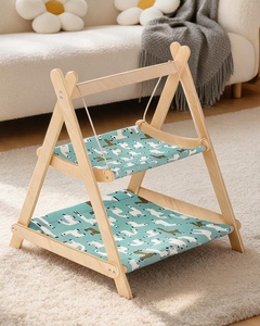 <span class=keywords><strong>Hamaca</strong></span> Columpio de Doble Capa para Gatos, <span class=keywords><strong>Cama</strong></span> para Mascotas que Combina Juego y Descanso, Linda <span class=keywords><strong>Cama</strong></span> Cuna para Gatos - Product Image 5