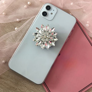Luxe Bling Perle Strass Diamant Pliant UP <span class=keywords><strong>Support</strong></span> de Téléphone <span class=keywords><strong>Poche</strong></span> <span class=keywords><strong>Douille</strong></span> Doigt Logo Personnalisé cellule Grip Up Prises <span class=keywords><strong>Support</strong></span> de Téléphone - Product Image 6
