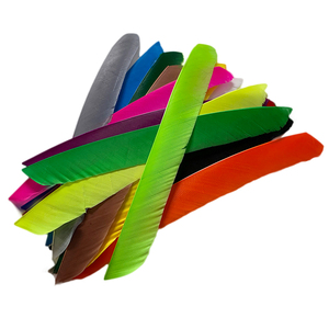 18cm Grind White Arrow Turkey Feather Utilisation sur la flèche de tir à l'arc - Product Image 2