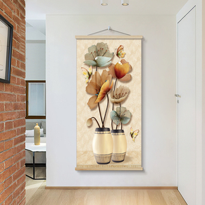 Trang trí nội thất Bướm hoa vải nghệ thuật in Áp phích cổ điển in tường sơn hiện đại tường nghệ thuật trang trí bức tranh - Product Image 5