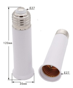 E27 Tiêu Chuẩn Vừa Cơ Sở Mở Rộng Ổ Cắm Adapter 120Mm Vít Max 200W Đèn Ổ Cắm Extender CE Chứng Nhận Trong Nhà Sử Dụng - Product Image 2