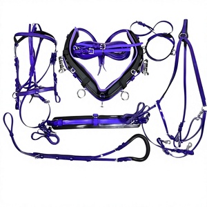 Ensemble de harnais pour chevaux en cuir pour une course et une équitation sécurisées, conçu pour un confort et un contrôle ultimes - Product Image 1