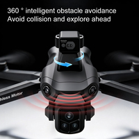 Drone GPS V918 MAX 4K avec télécommande à écran, moteur sans balais, longue portée, pliable, quadricoptère RC pour adultes, photographie aérienne