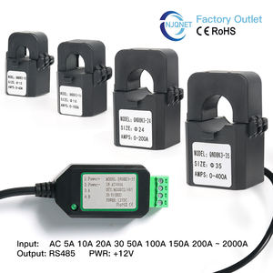 Sensor de Corrente de Efeito Hall CT 2.5±2v Transmissor RS485 Transdutor de Corrente com Clampe 5V 10V Transformador de Corrente de Núcleo Dividido 420ma - Product Image 6