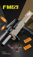 Vente chaude FMG9 Pistolet À Balles Souples Pliant Mitraillette Tir avec Balles En Mousse Jeu De Tir En Plein Air Jouets