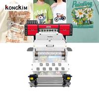 Imprimante DTF à grande vitesse 4 têtes 60 cm, machine d'impression fluorescente Impresora DTF Pro60 A1 pour impression sur tissu de t-shirt 9 couleurs