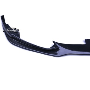 Alerón Inferior de Fibra de Carbono Estilo E, Divisor de Parachoques Delantero para BMW F10 520d 540i 550i M Tech 2010+ - Product Image 4