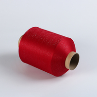 Fil texturé 100 % polyester 150D haute élasticité et haute ténacité, écologique, pour tricot et couture de chaussettes – Vente en gros