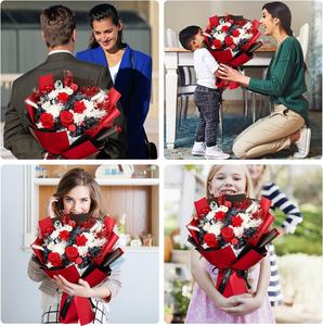 DOPPELFARBEN Blumen verpackungs papier Wasserdichtes Florist Bouquet Verpackungs blatt für Valentinstag Festivals Geschenk verpackung - Product Image 5