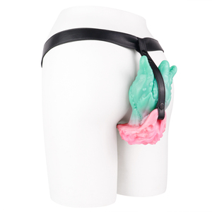Entrenador anal hueco con forma de ventosa de pulpo con interior de vagina realista para juegos anales BDSM para parejas gay, juguete sexual de expansión anal con correa. - Product Image 4