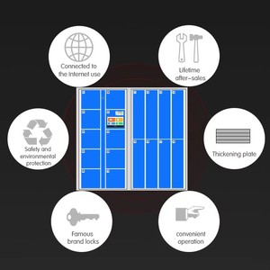 Casier intelligent pour clés, casier électronique intelligent express, armoire extérieure intelligente, boîtes de livraison de <span class=keywords><strong>colis</strong></span> intelligentes Wi-Fi - Product Image 6