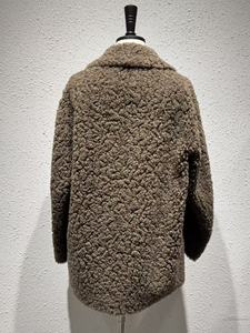 Abrigo Clásico de Mujer en Piel Sintética Marrón Rizada, Chaqueta Estilo Teddy Cálida y de Alta Densidad que No Suelta Pelo, Ropa de Invierno con Botones a Presión - Product Image 3
