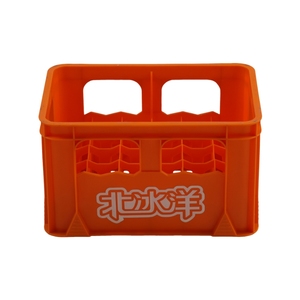 กล่องเครื่องดื่มพลาสติกแบบมีรูระบายอากาศ ปรับแต่งสีได้ บรรจุขวดได้ 24 ขวด วางซ้อนกันได้ กล่องเก็บเบียร์แบบมีช่องระบายอากาศ กล่องเก็บของพิเศษสำหรับร้านอาหารและบาร์ - Product Image 3