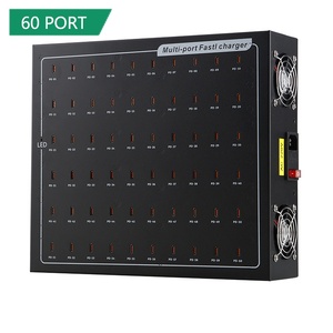Estación de carga <span class=keywords><strong>USB</strong></span>, bloque de cargador <span class=keywords><strong>USB</strong></span> <span class=keywords><strong>C</strong></span>, 100W(20A) 20 puertos Multiport <span class=keywords><strong>USB</strong></span> Hub Desktop - Product Image 5