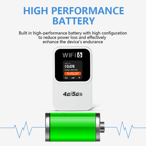 DNXT M31 LCD heure et date 3000MAH batterie haute gamme Portable Mobile extérieur 4G 6G emplacements pour cartes Sim Hotspot WiFi routeur dispositif - Product Image 5