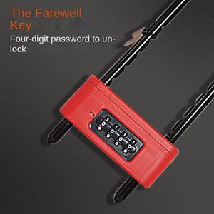 Serrure antivol en U pour moto, cadenas à double porte à code pour vitrine et magasin, serrure à mortaise pour Urban Outfitters - Product Image 2