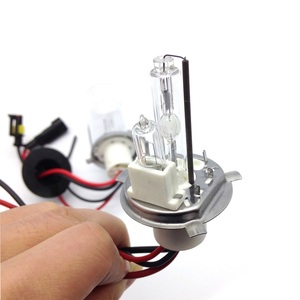 TAOCHIS voiture 12V 100W H4-2 caché Bi xénon ampoules lumière tête/antibrouillard remplacer 4300k 5000k 6000k 8000k Céramique Base Salut/Lo Conversion - Product Image 1