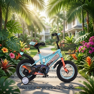 Vélo pour enfants avec jantes en alliage d'aluminium, pneus larges de 20 pouces, guidon à quatre boulons, vélo pour enfants avec roues d'entraînement silencieuses - Product Image 6