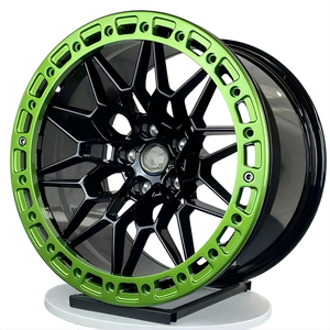 Rines Forjados Monoblock Beadlock Cóncavos Profundos en Verde, Rojo y Negro para BMW 5X112 5X120 17X 10 18X 9 19X9.5/10 - Product Image 4