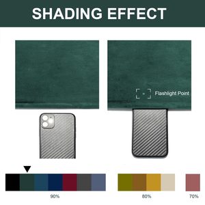 Rideau Cortinas en velours italien uni de style nordique en polyester 100% pour le salon et la chambre à coucher - Product Image 5