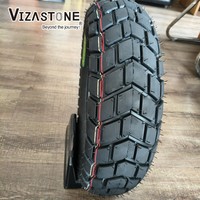 Neumático de Motocicleta Personalizado de Fábrica 130/90-10 C39 Giant-Knobby 8PR, Neumático de Scooter con Tracción Estable para Montaña, Grava, Safari y Raid