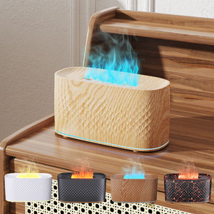 Hộ gia đình siêu âm ngọn lửa hương thơm khuếch tán hương liệu USB máy tính để bàn tinh dầu hương thơm khuếch tán với ánh sáng ban đêm - Product Image 3
