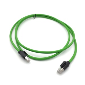 bibo China Factory SVLEC Industrial Ethernet <b>Cable</b> M12 to <b>RJ45</b> DIN Connectors Shielded CE Certified Customizable Length - Product Image 2